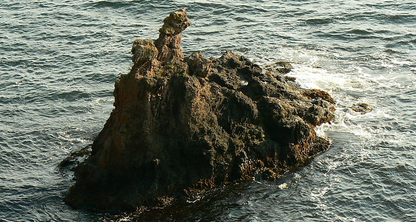 Lwie głowy - formacje skalne na północnym krańcu Bornholmu