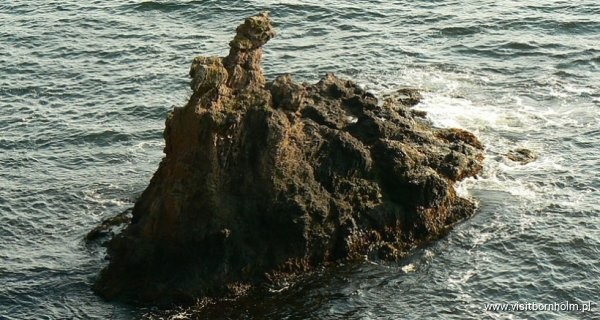 Lwie głowy - formacje skalne na północnym krańcu Bornholmu