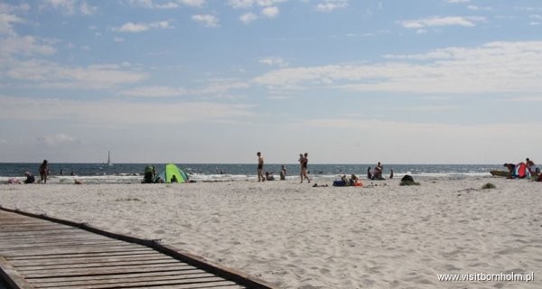 Plaża w Dueodde, szeroka i piaszczysta