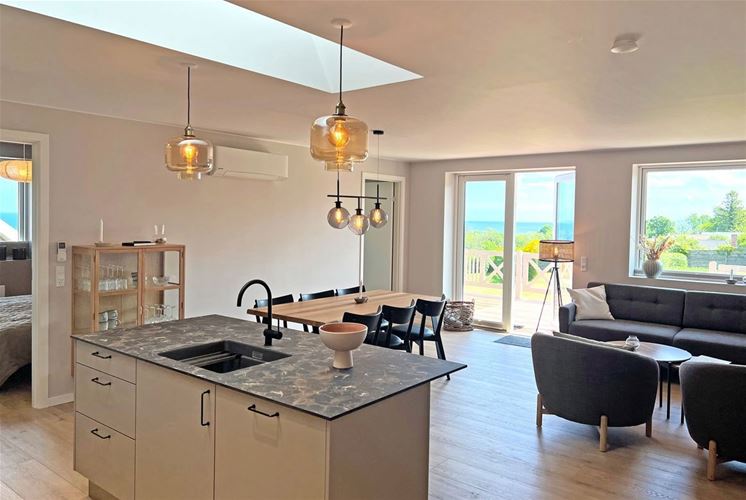 Aparatment Klintely dla 6 osób z widokiem na morze