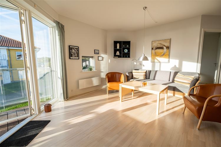 Apartament Gudhjem Søpark z widokiem na morze
