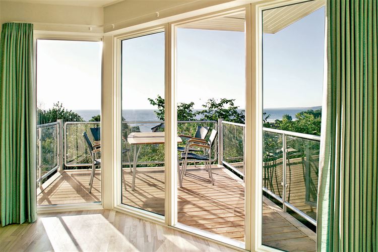 Apartament Gudhjem Søpark z widokiem na morze