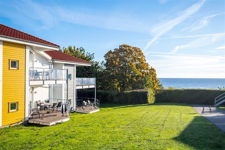 Apartament Gudhjem Søpark z widokiem na morze