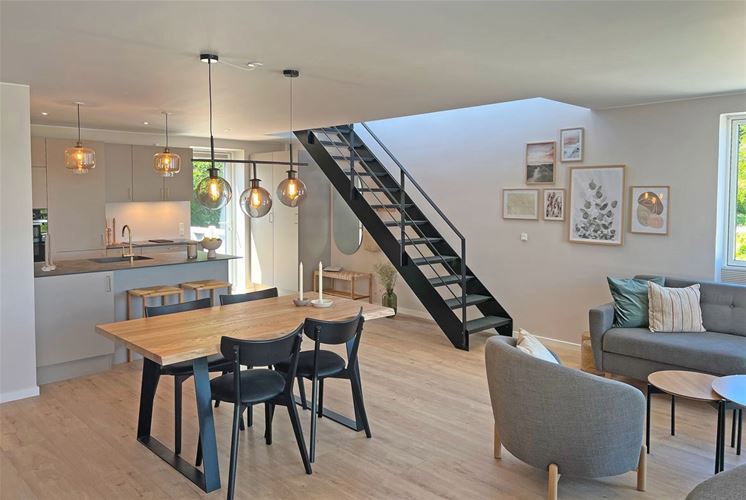 Apartament w Sandkås z tarasem na dachu