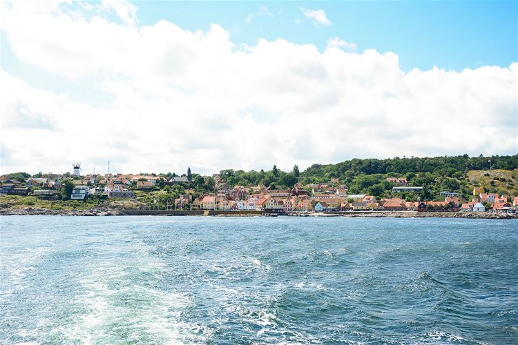 Apartament Købmandsgården w sercu Gudhjem