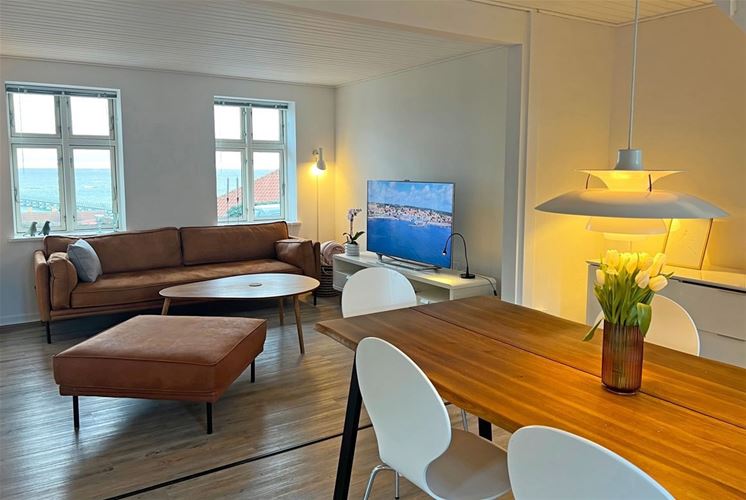 Dom wakacyjny Arnager z widokiem na morze