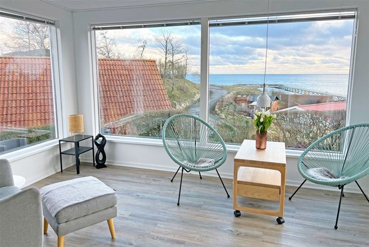 Dom wakacyjny Arnager z widokiem na morze